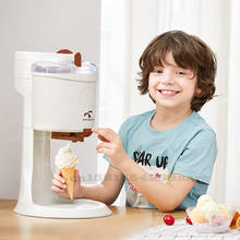 220V/20W Ice Cream Machine Children Homemade Cone Ice Cream Machine 1L Large Capacity Automatic Yogurt Ice Cream Easy To Clean 2024 - buy cheap