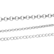 1 meter Stainless steel Chain round Necklace DIY material High Quality Diy Jewelry Findings Accessories 2024 - buy cheap