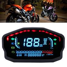 Универсальный цветной ЖК-дисплей для мотоцикла цифровой тахометр спидометр одометр 2024 - купить недорого