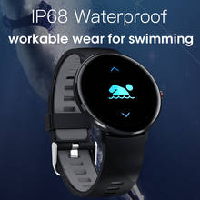 Reloj inteligente resistente al agua Ip68, dispositivo con control del ritmo cardíaco, llamadas, mensajes, Bluetooth, ECG + ppg, para natación y fitness 2024 - compra barato