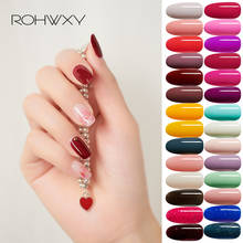 УФ-гель для ногтей ROHWXY, 60 цветов, 12 мл, блестки для ногтей, Гель-лак, блестящие, для дизайна ногтей, маникюрный УФ-Гель-лак 2024 - купить недорого