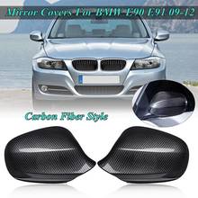 1 Pair Rearview Mirror Case For BMW E90 E91 2009 2010 2011 2012 Left Right Side Rearview Mirror Covers 2024 - buy cheap