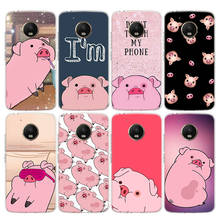 Cute PINK Kawai Pig Phone Case For Motorola Moto G9 G8 G7 G6 G5S E6 E5 Plus Power Play + EU One Action Macro Vision Cover 2024 - buy cheap