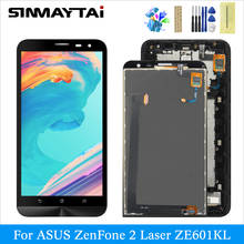 lcd For Asus ZenFone 2 Laser ZE601KL 601KL Z011D Panel LCD display digitizer touch screen replacement Parts black 2 Laser 601KL 2024 - buy cheap