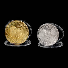 Moneda de Oro del Año del Buey 2021, recuerdo de Año Nuevo, monedas conmemorativas de la suerte, medalla, símbolo de Toro, regalo de Navidad, 1 pieza 2024 - compra barato