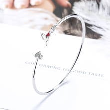 Love Heart Bracelets for Women 2020 Trend New Fashion Chrams Bracelet Girls Female Fine Jewelry Wedding Gift Wholesale Bulk 2024 - buy cheap