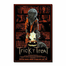 Hot TRICK R TREAT Horror Sam Halloween Movie Silk Fabric Wall Poster Art Decor Sticker Bright 2024 - buy cheap