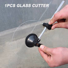 Ferramentas de corte de vidro, compasso de roda, cortador circular com ventosa, ferramenta de corte 2024 - compre barato