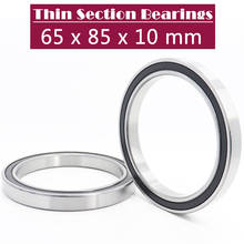 6813 2RS Bearing ( 4 PCS ) 65*85*10 mm Metric Thin Section Bearings 61813RS 6813RS 2024 - buy cheap