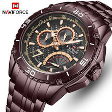 NAVIFORCE Men’s Watch Top Brand Luxury Men Sport Waterproof Quartz Watches Men Stainless Steel Military Clock Relogio Masculino 2024 - buy cheap