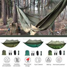 Portable Outdoor Mosquito Net Hammock Double 210t Nylon Anti-Mosquito Parachute Cloth Air Camping Tent Hanging Sleeping Swing 2024 - buy cheap
