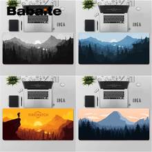 Babaite High Quality Deep forest firewatch Natural Rubber Gaming mousepad Desk Mat Free Shipping Large Mouse Pad Keyboards Mat 2024 - buy cheap