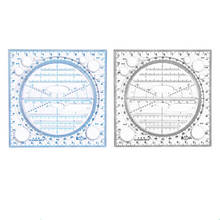 1Pc Multifunctional Drawing Rulers Geometry Template Measuring Tools Students Mathematics Geometric Ruler Stationery Supplies 2024 - buy cheap