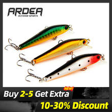 ARDEA Minnow small wobblers fishing lure hard bait 55mm 3.4g seabass lures artificial hard plastic ice winter bait crankbait 2024 - buy cheap