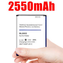 100% новый 2550mAh BL9003 BL 9003 литий-ионный аккумулятор для Fly FS452 Nimbus 2 bl9003 батареи 2024 - купить недорого