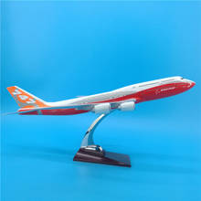 47CM 1:150 Airplane Boeing B747-8 landing gear Airplane Model With Base wheel Diecast Support Aircraft  Collectible Plane Toy 2024 - buy cheap