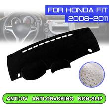 Alfombrilla antideslizante para salpicadero de coche, pegatina de sombra de protección UV para Honda FIT 2008 2009 2010 2011 2024 - compra barato