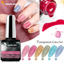 Venalisa Transparent Color Gel Polish Varnish Hybrid Nails For Manicure Nail Art 7.5ML Ice Spar Cat Eyes Soak off UV Gel Lacquer 2024 - buy cheap