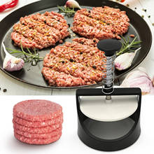 Home Kitchen Round Shape Hamburger Press Stainless Steel Hamburger Patty Maker Press Burger Meat Maker Mold Kitchen Gadgets 2024 - buy cheap