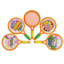 1Set Children Tennis Badminton Toys Outdoor Indoor Sports Leisure Toys Tennis Rackets Parent-child Toys Kids Gifts 2024 - buy cheap