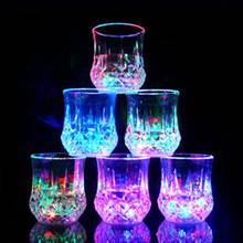 Colorful LED Glowing Wine Whisky Cup Flash Light Glass Mug Bar Party Beverage Night Drink Cup 2024 - buy cheap