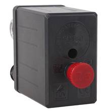 Novo compressor de ar resistente com válvula de controle e interruptor de pressão, 90 psi-120 psi, preto