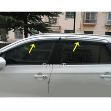 For Suzuki S-Cross SCross SX4 2017 2018 2019 2020 Car Cover Stick Lamp Plastic Window Glass Wind Visor Rain/Sun Guard Vent 4pcs 2024 - buy cheap