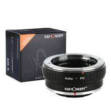 K & F Concept-adaptador para lentes de montaje, adaptador para lente de montaje Rollei QBM a Fujifilm X-Pro2,X-A2,X-E1.X-T1, X-T2, X-T20, X-T3, GFX 2024 - compra barato