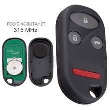 315 МГц 3 кнопки без ключа без выреза флип дистанционного ключа для-Fob KOBUTAH2T для 1998 1999 2000 2001 2002 Honda Accord 2024 - купить недорого