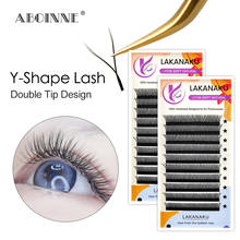 YY Lashes Extension Premium Volume 2D Premade Fans Mink Individual Eyelashes Extension D Curl Lashes Tray YY Cillios 2024 - buy cheap