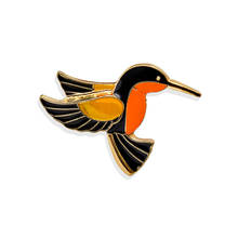 QCOOLJLY-broche de pájaro carpintero para mujer, joyería de aleación de esmalte, alfileres, insignia de pájaro Pecker realista, regalo de joyería 2024 - compra barato