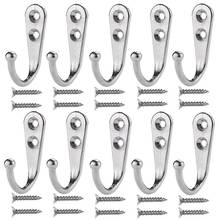 10Pcs Vintage Durable Bathroom Kitchen Hook Hat Coat Clothes Towel Wall Door Hanger Hooks 2024 - buy cheap