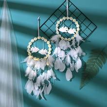 Creative Daisy Unicorn Handmade Dreamcatcher with LED Light Fashion Dream Catcher Pendant Hollow Wind Chimes Wall Room Decor 2024 - buy cheap