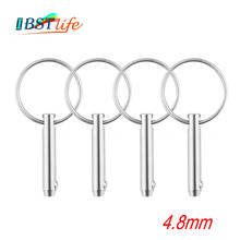 4PCS 4.8mm Marine Grade 316 Stainless Steel 3/16 inch Quick Release Ball Pin for Boat Bimini Top Deck Hinge Marine hard 2024 - buy cheap