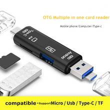5 In 1 Micro SD Card Reader USB 3.0 OTG Card Reader SD TF Type C USB C Micro USB Memory Card Reader Adapter for PC Computer 2024 - buy cheap
