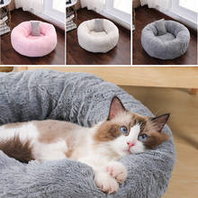 Casa do gato do gato do sono quente do inverno do ninho da cama do animal de estimação 2024 - compre barato