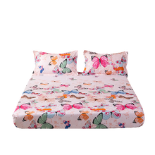 Fundas de almohada 100% poliéster con estampado de mariposa, Sábana bajera, Funda de colchón de cuatro esquinas con banda elástica, 1 ud. 2024 - compra barato