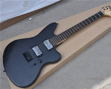 Guitarra Eléctrica clásica de 6 cuerdas, cuerpo negro, hardware negro, envío gratis 2024 - compra barato