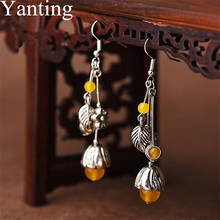 Yanting Handmade Tassel Earrings With Stones Vintage Bohemian Earrings For Women Ethnic Long Earings Fashion Jewelry 0164 2024 - buy cheap