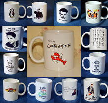 TV Series Friends Central Perk Mug ross joey chandler Phoebe white mug Cup Halloween Cosplay Office Coffee Mug Christmas Gift 2024 - buy cheap