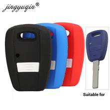 jingyuqin Car Styling Remote Key Case 1 Button For Fiat Punto Doblo Bravo Transponder Silicone Auto Key Cover Protetor Holder 2024 - buy cheap