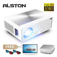 ALSTON Q9 Full HD 1080p projector 4k 6500 Lumens cinema Proyector Beamer HDMI-compatible USB AV VGA H96 MAX with gift 2024 - buy cheap