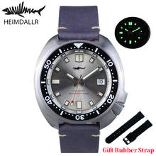 Heimdallr Men's Titanium Turtle 6105 Diver Watch Luminous Marks Sapphire 200M Water Resistance Japan NH35 Automatic Movement 2024 - buy cheap