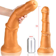 Consolador tapón Anal de silicona masturbador Vaginal para hombres y mujeres juguetes sexuales eróticos, consolador tapón Anal grande 2024 - compra barato
