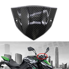 Viseira frontal para-brisa de motocicleta, acessório para-brisa, para kawasaki z1000, 2014, 2015, 2016, 2017, 2018 e 2019 2024 - compre barato