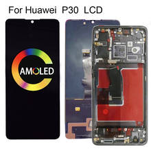 6.1" Super AMOLED For Huawei P30 LCD Display ELE-L04 ELE-L29 ELE-L09 LCD Screen Replacement For Huawei P30 ELE-AL00 Display 2024 - buy cheap