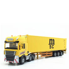 1/40 escala camión de fundición de Metal de aleación de coche excavadora de volquete de minería de Auto camión excavadora modelo de juguete ingeniería camión colección 2024 - compra barato