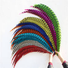 Plumas de la cola para decoración, faisán de colores naturales para manualidades, 36-40 pulgadas/90-100CM 2024 - compra barato