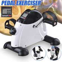 Mini pedal esteira de passo, máquina de exercício com tela lcd para ciclismo em casa, escritório ou academia 2024 - compre barato