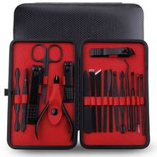 7-18pcs Professional Nail Clipper Set Stainless Steel Nail Scissors Cuticle Tweezer Manicure Cutters Pedicure Kit Nail Supplies 2024 - buy cheap